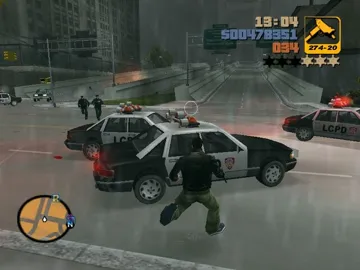 Grand Theft Auto III (Japan) screen shot game playing